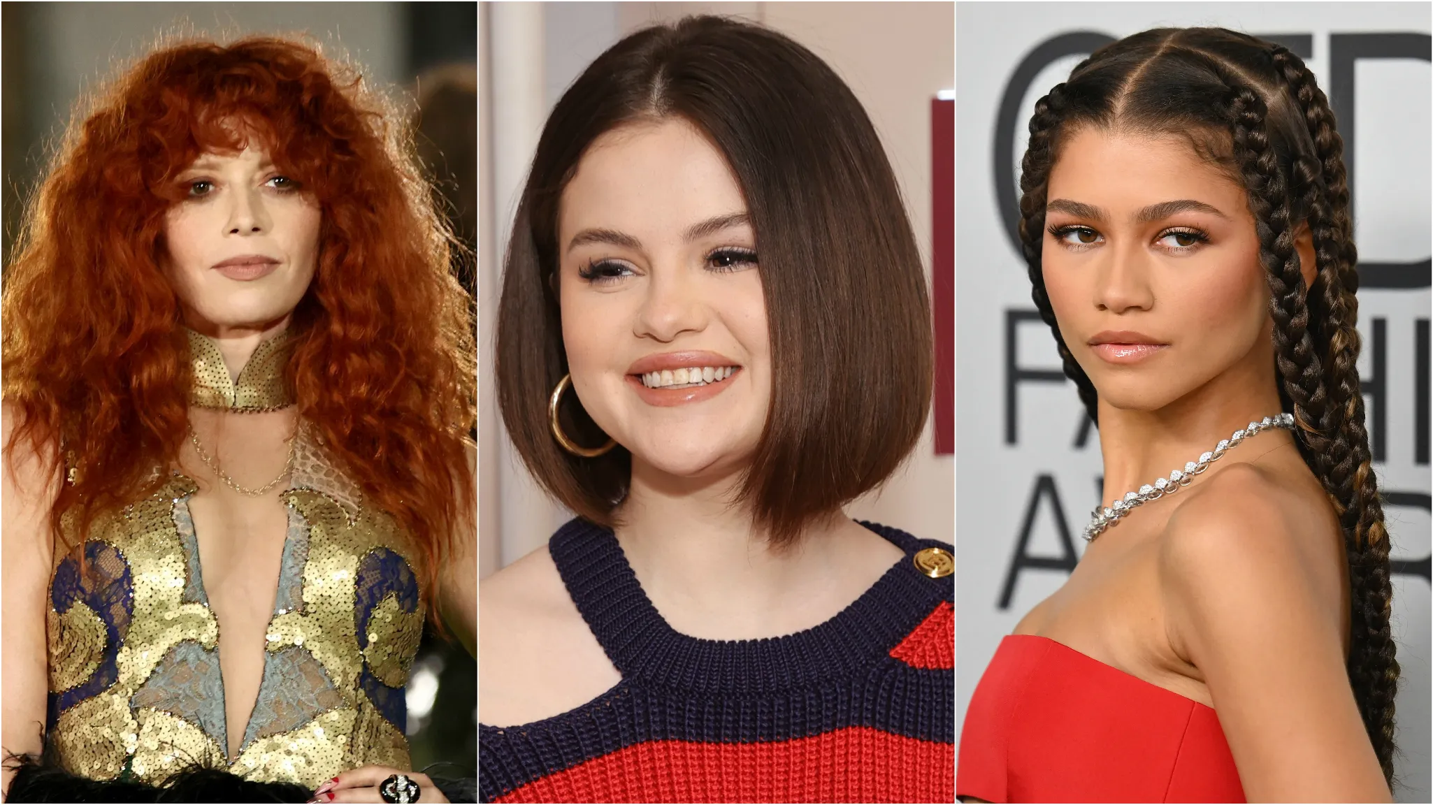 Middle Part Styles